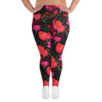 [Floral Bloom] Night Flora Yoga Plus Size Leggings