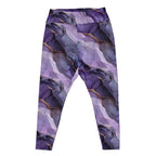 [Luxe Chic] Amethyst Gleam Plus Size Leggings