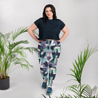 [GeoModa] Kleido Shards Plus Size Leggings
