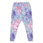 [Floral Bloom] Dahlia Gloom Plus Size Leggings
