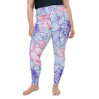 [Floral Bloom] Dahlia Gloom Plus Size Leggings