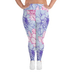 [Floral Bloom] Dahlia Gloom Plus Size Leggings