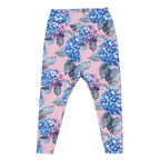 [Floral Bloom] Blushing Hydrangea Plus Size Leggings