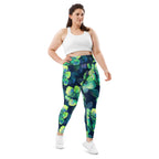 [Floral Bloom] Electric Flora Plus Size Leggings