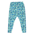 [Floral Bloom] Azure Meadow Plus Size Leggings