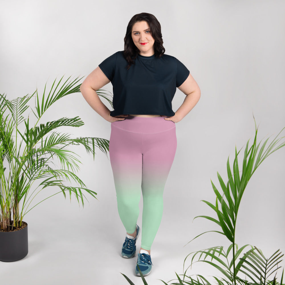 [THC Basics] Rosy Apple Plus Size Leggings