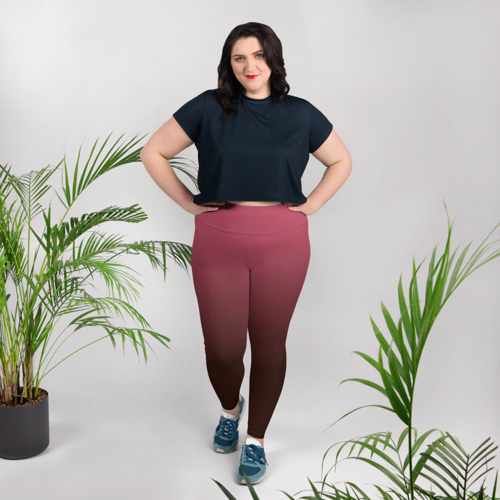 [THC Basics] Blush Latte Plus Size Leggings
