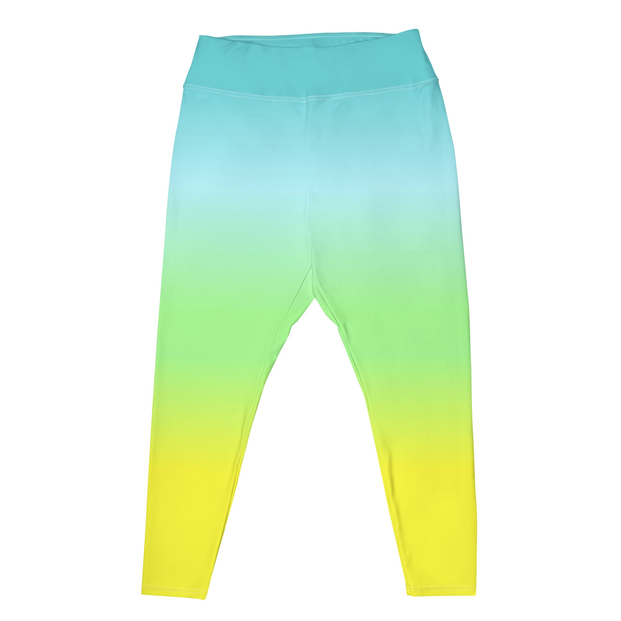 [THC Basics] Tropical Wave Plus Size Leggings