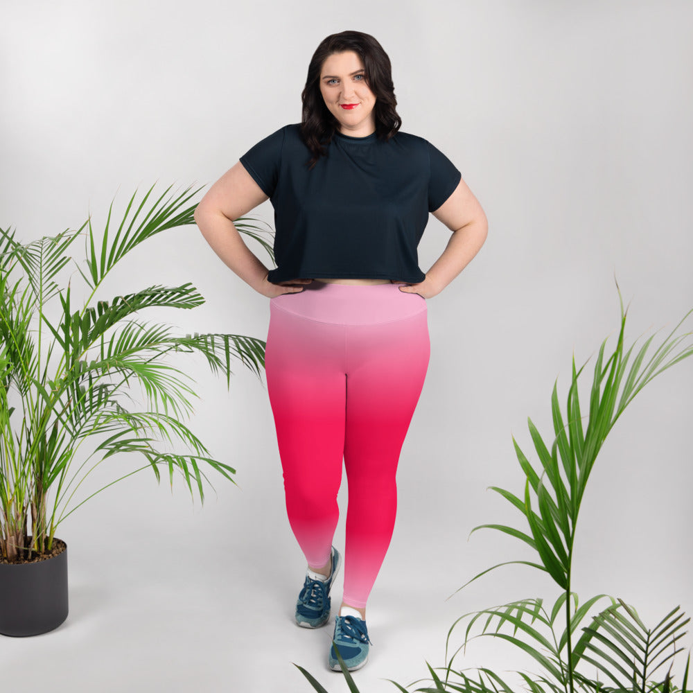[THC Basics] Ruby Glow Plus Size Leggings