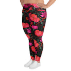 [Floral Bloom] Night Flora Yoga Plus Size Leggings