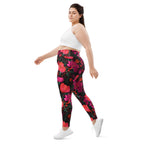 [Floral Bloom] Night Flora Yoga Plus Size Leggings