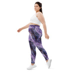 [Luxe Chic] Amethyst Gleam Plus Size Leggings