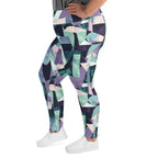 [GeoModa] Kleido Shards Plus Size Leggings