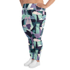 [GeoModa] Kleido Shards Plus Size Leggings
