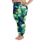 [Floral Bloom] Electric Flora Plus Size Leggings