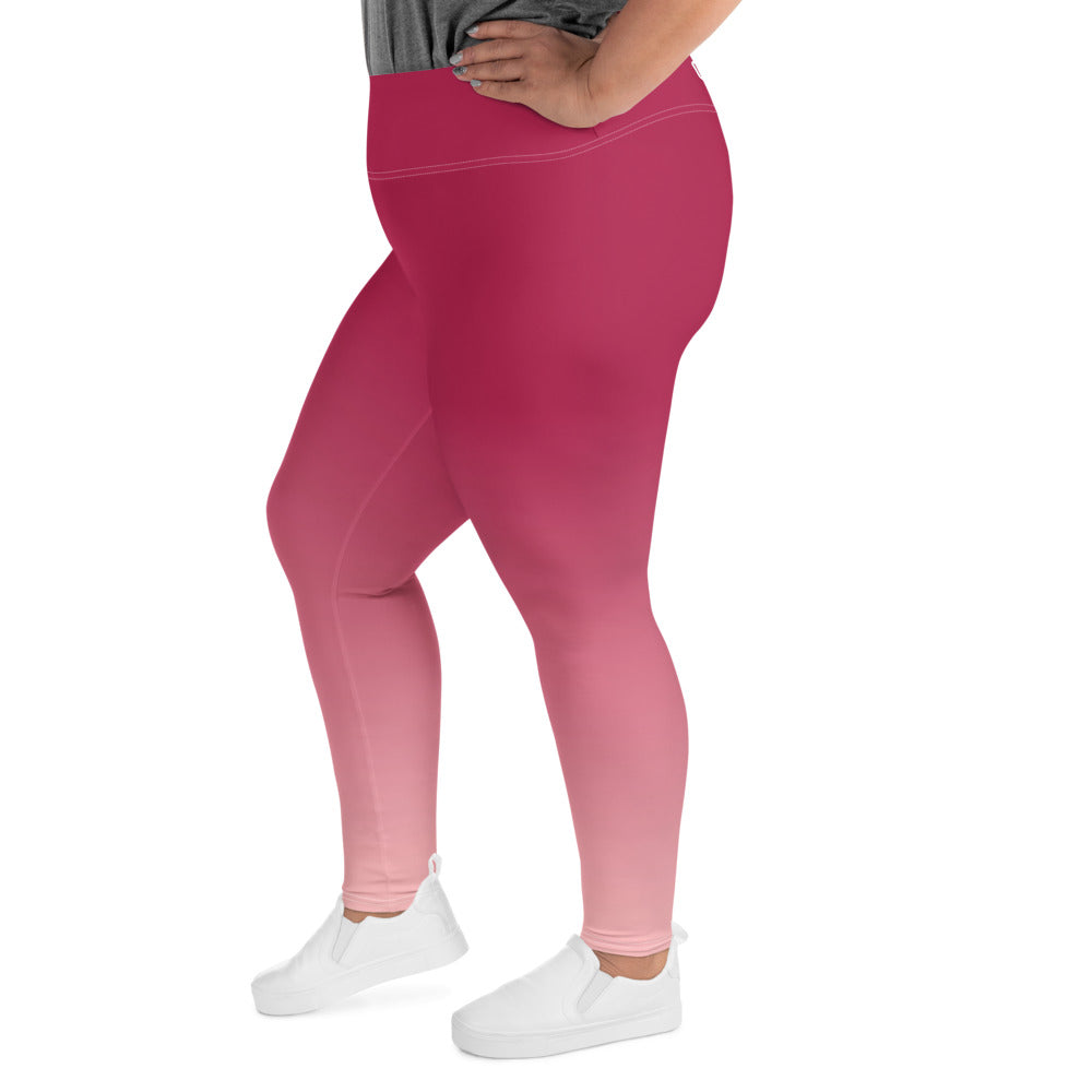 [THC Basics] Peachy Crimson Plus Size Leggings