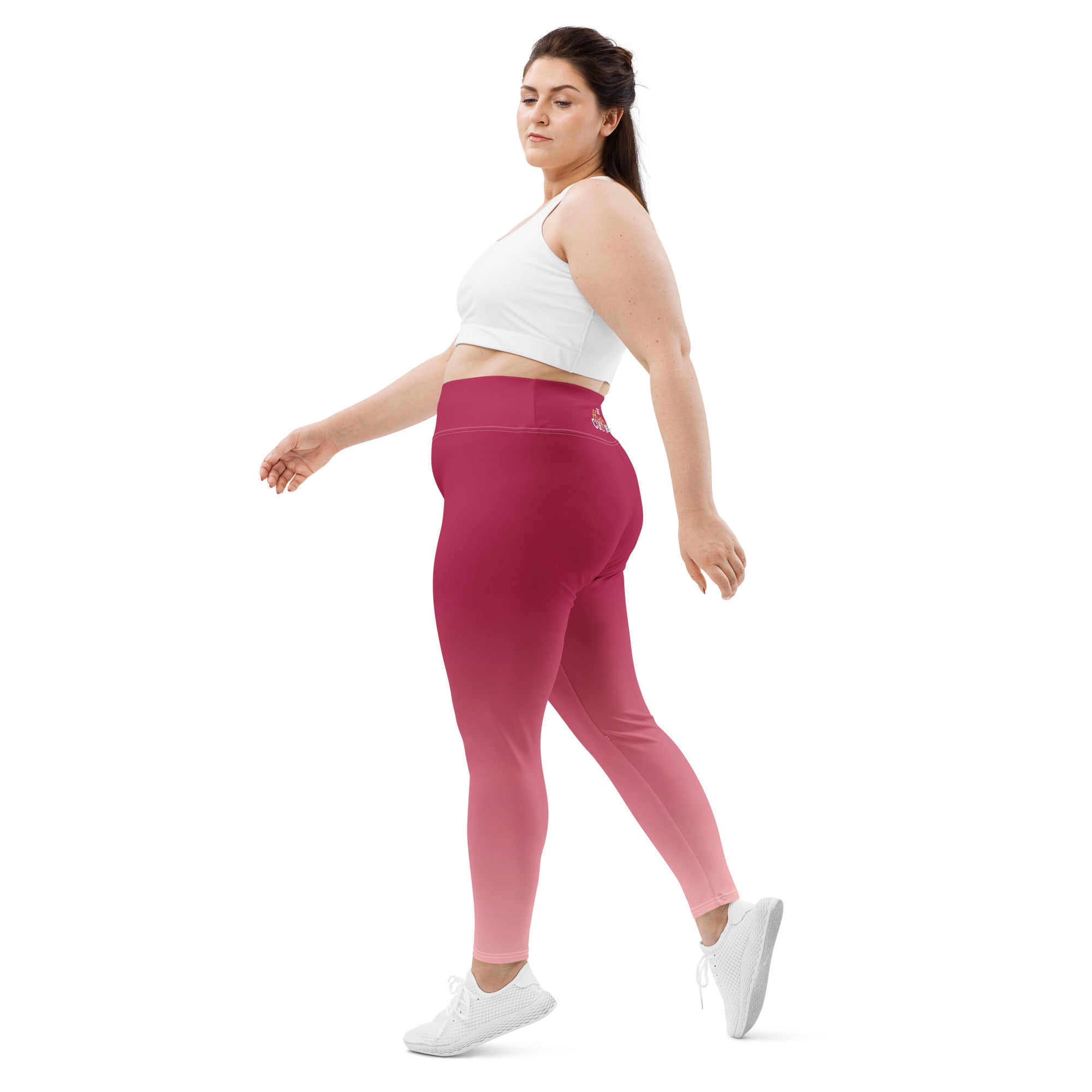 [THC Basics] Peachy Crimson Plus Size Leggings