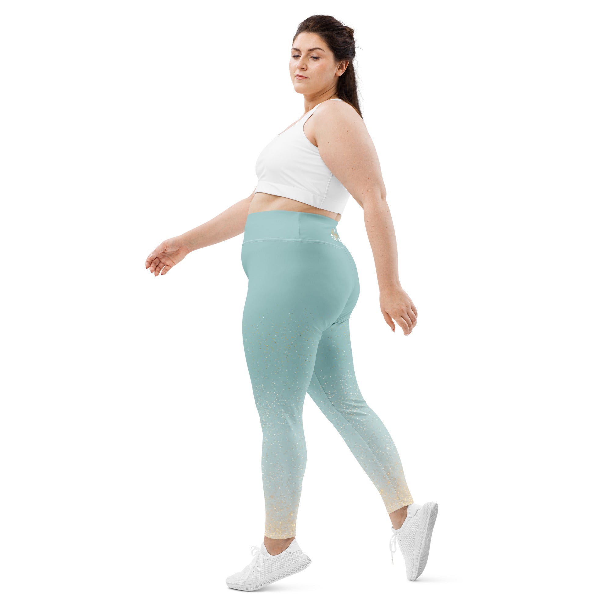 [THC Basics] Shimmering Showers Plus Size Leggings