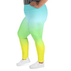 [THC Basics] Tropical Wave Plus Size Leggings