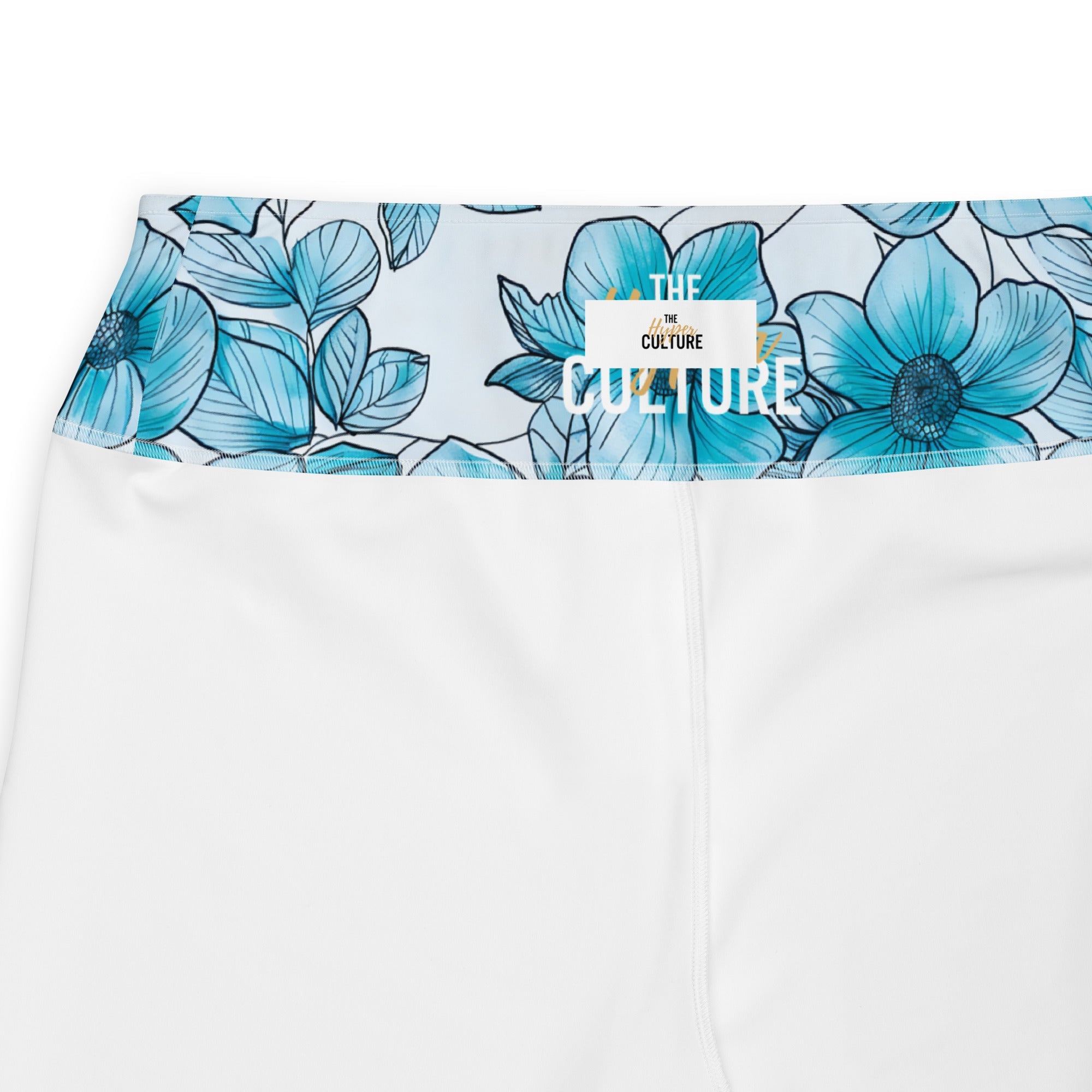 [Floral Bloom] Blue Mystique Plus Size Leggings