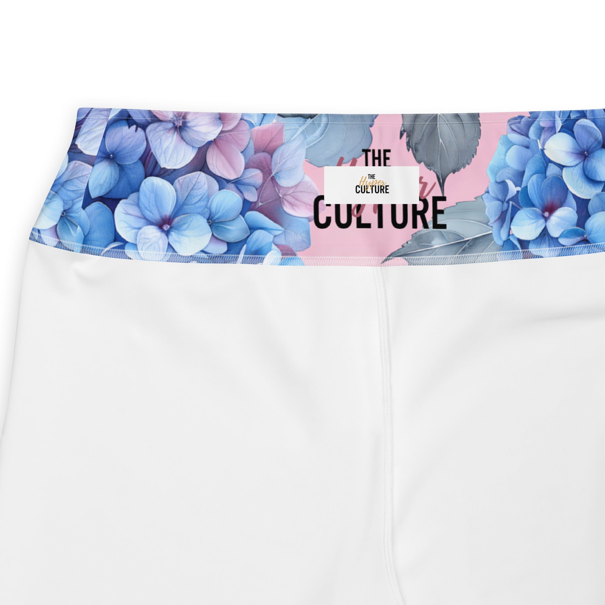 [Floral Bloom] Blushing Hydrangea Plus Size Leggings