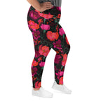 [Floral Bloom] Night Flora Yoga Plus Size Leggings