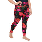 [Floral Bloom] Night Flora Yoga Plus Size Leggings