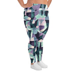 [GeoModa] Kleido Shards Plus Size Leggings