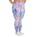 [Floral Bloom] Dahlia Gloom Plus Size Leggings