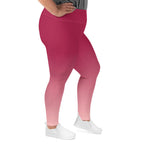 [THC Basics] Peachy Crimson Plus Size Leggings