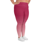 [THC Basics] Peachy Crimson Plus Size Leggings