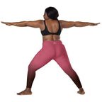 [THC Basics] Blush Latte Crossover Leggings with Pockets