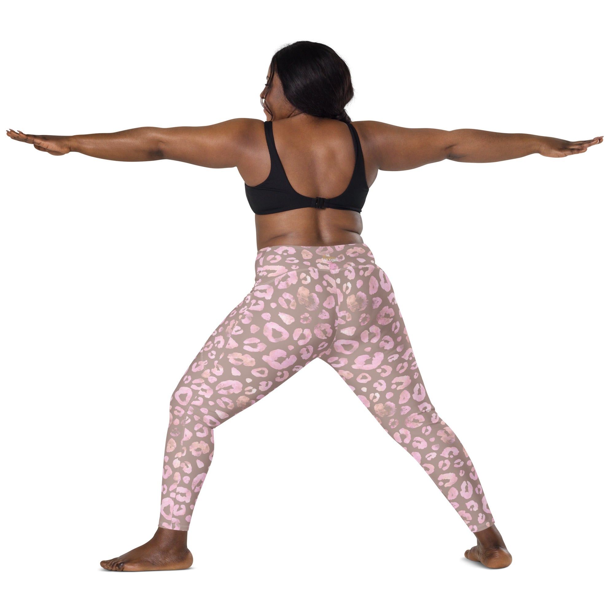 [Wild Side] Dusty Roar Crossover Leggings with Pockets