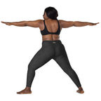 [Wild Side] Obsidian Roar Crossover Leggings with Pockets