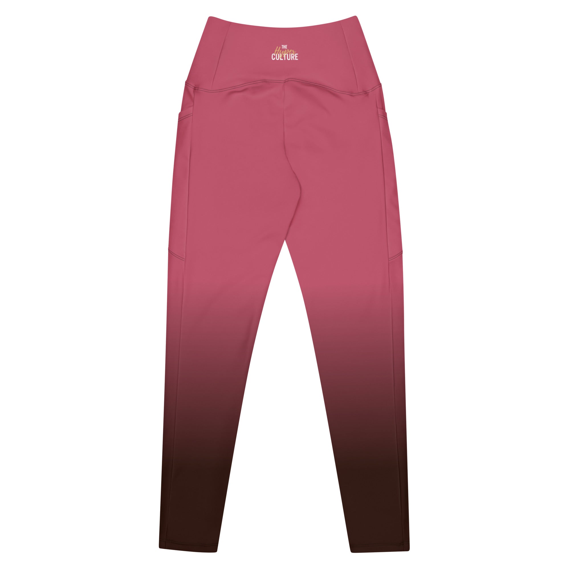 [THC Basics] Blush Latte Crossover Leggings with Pockets