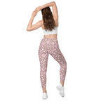 [Wild Side] Dusty Roar Crossover Leggings with Pockets