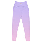 [THC Basics] Serene Skies Crossover Leggings with Pockets