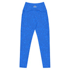[Wild Side] Cerulean Spots Crossover Leggings with Pockets