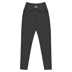 [Wild Side] Obsidian Roar Crossover Leggings with Pockets