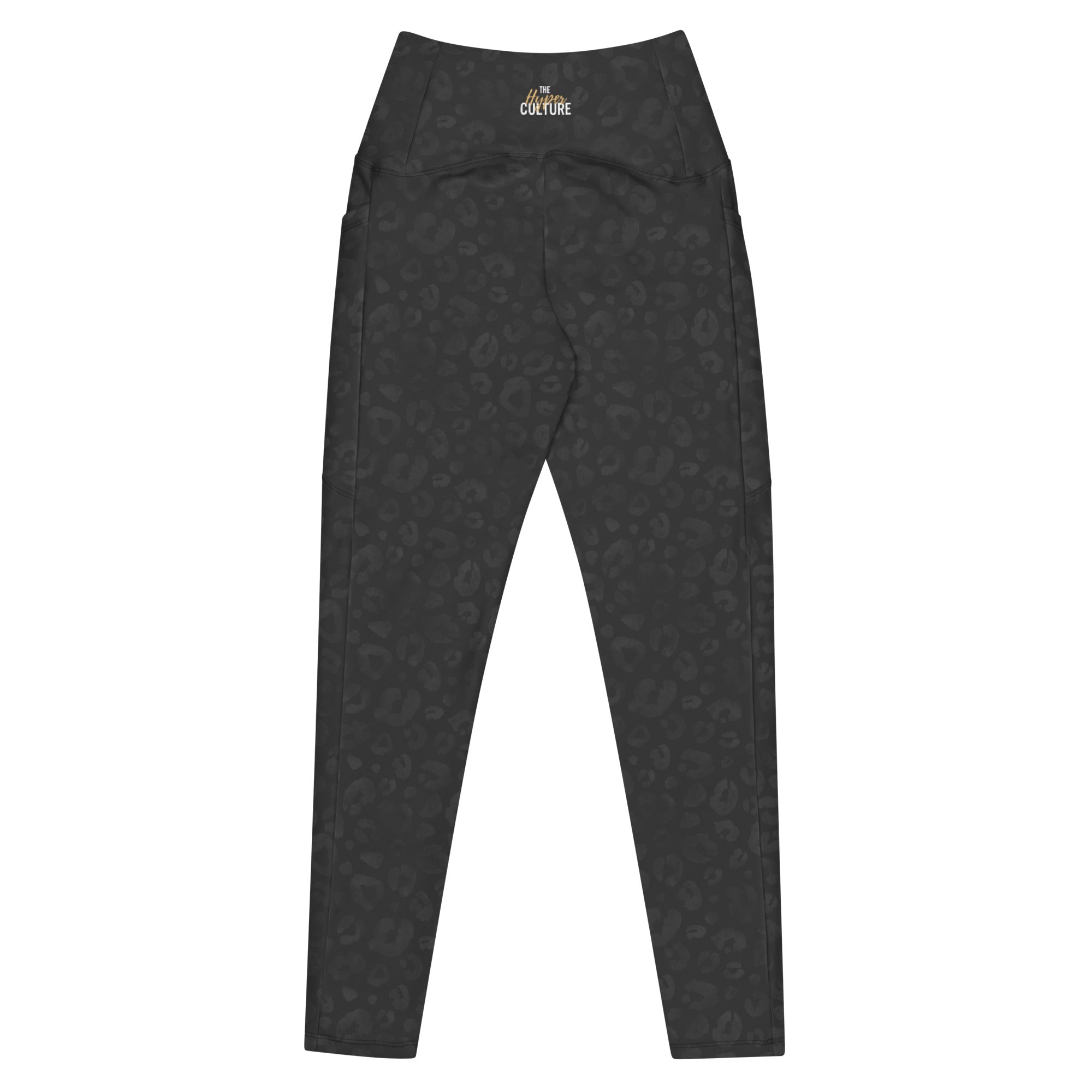 [Wild Side] Obsidian Roar Crossover Leggings with Pockets