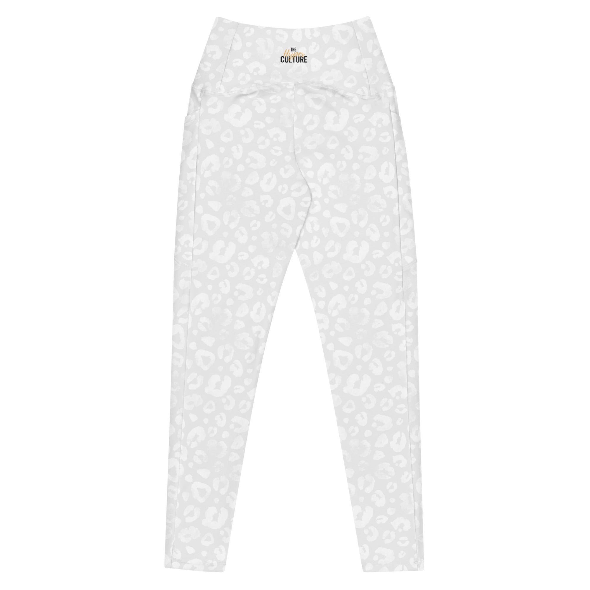 [Wild Side] Ivory Roar Crossover Leggings with Pockets