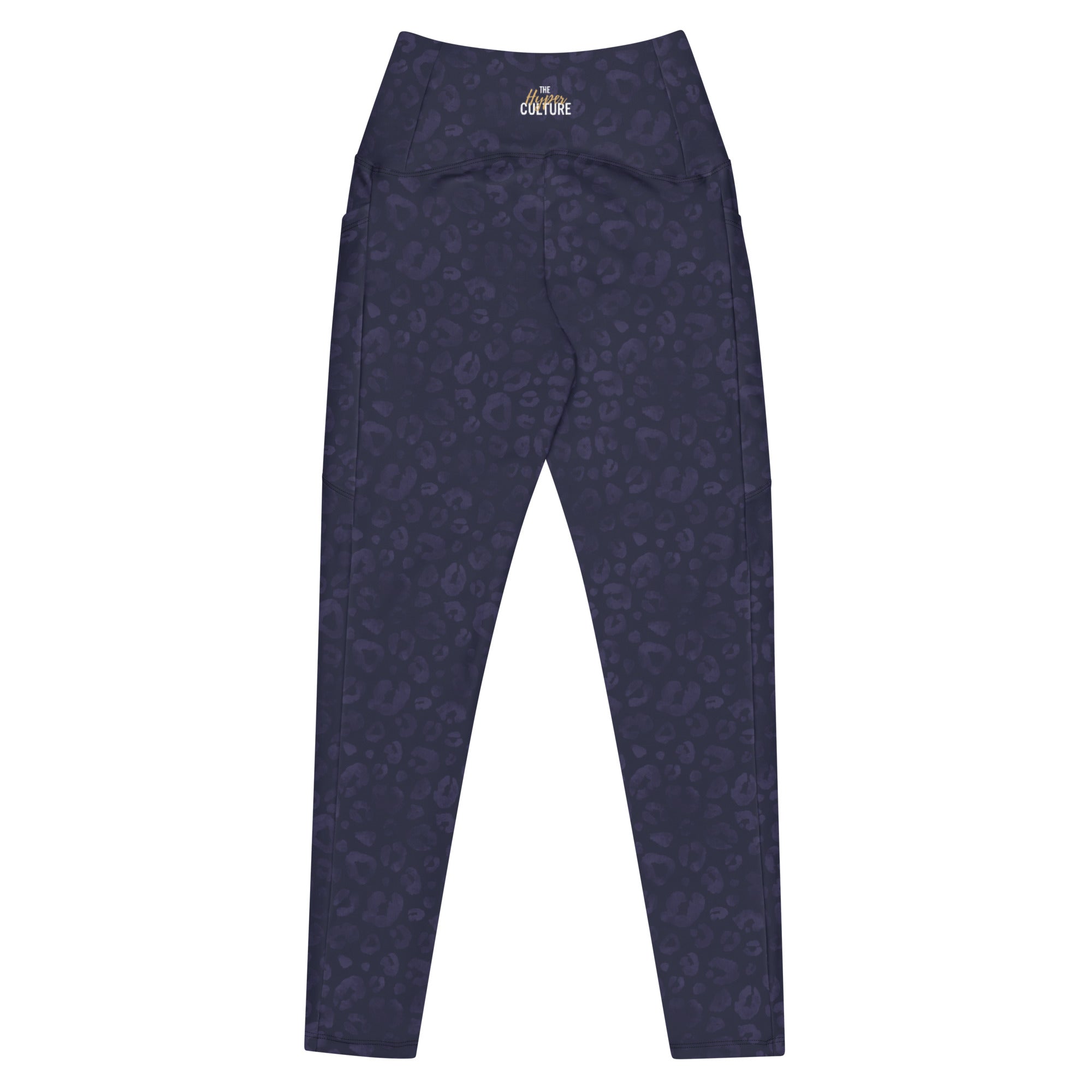 [Wild Side] Indigo Roar Crossover Leggings with Pockets