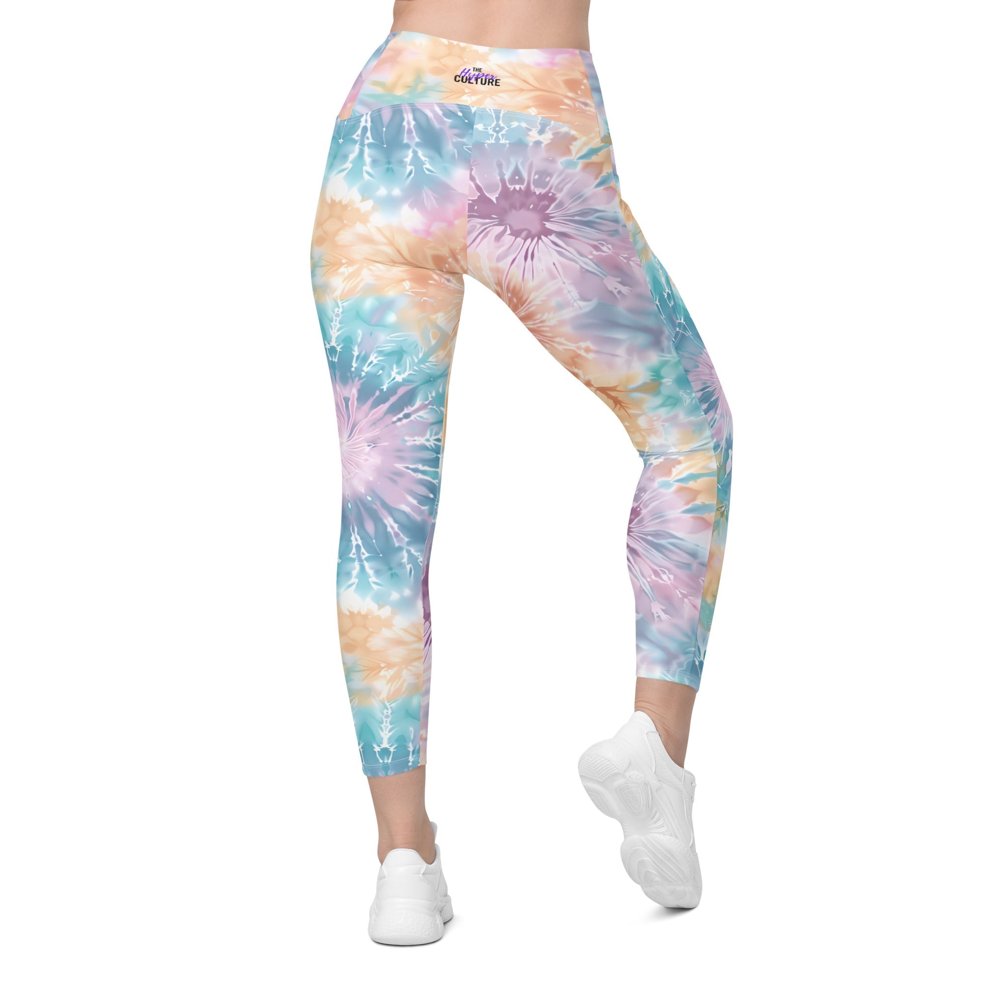 [Gypsy Soul] Sorbet Splash Crossover Leggings with Pockets