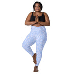[Wild Side] Azure Roar Crossover Leggings with Pockets