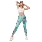 [Wild Side] Wild Whimsy Crossover Leggings with Pockets
