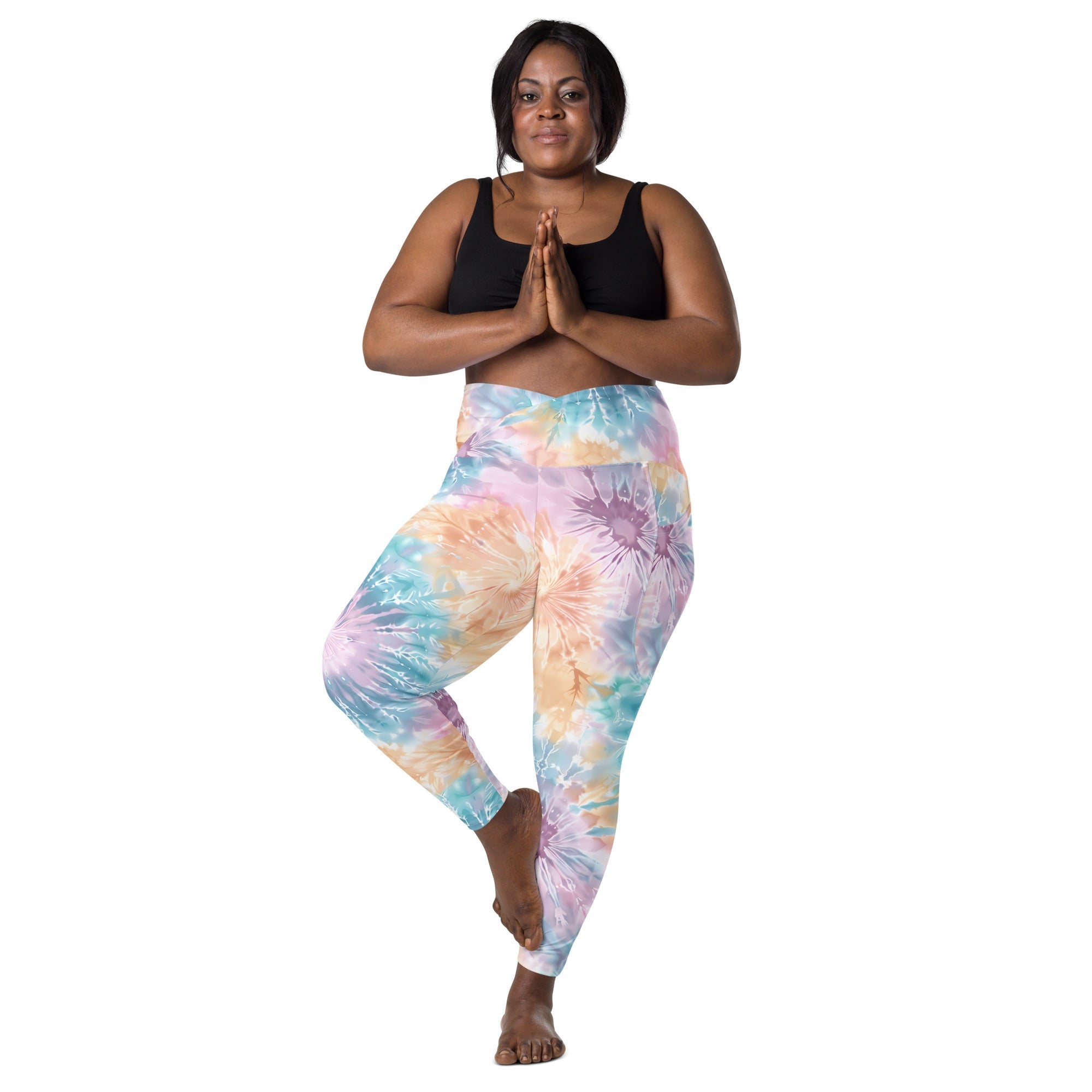 [Gypsy Soul] Sorbet Splash Crossover Leggings with Pockets