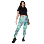 [Wild Side] Wild Whimsy Crossover Leggings with Pockets