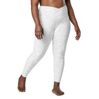 [Wild Side] Ivory Roar Crossover Leggings with Pockets