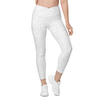 [Wild Side] Ivory Roar Crossover Leggings with Pockets
