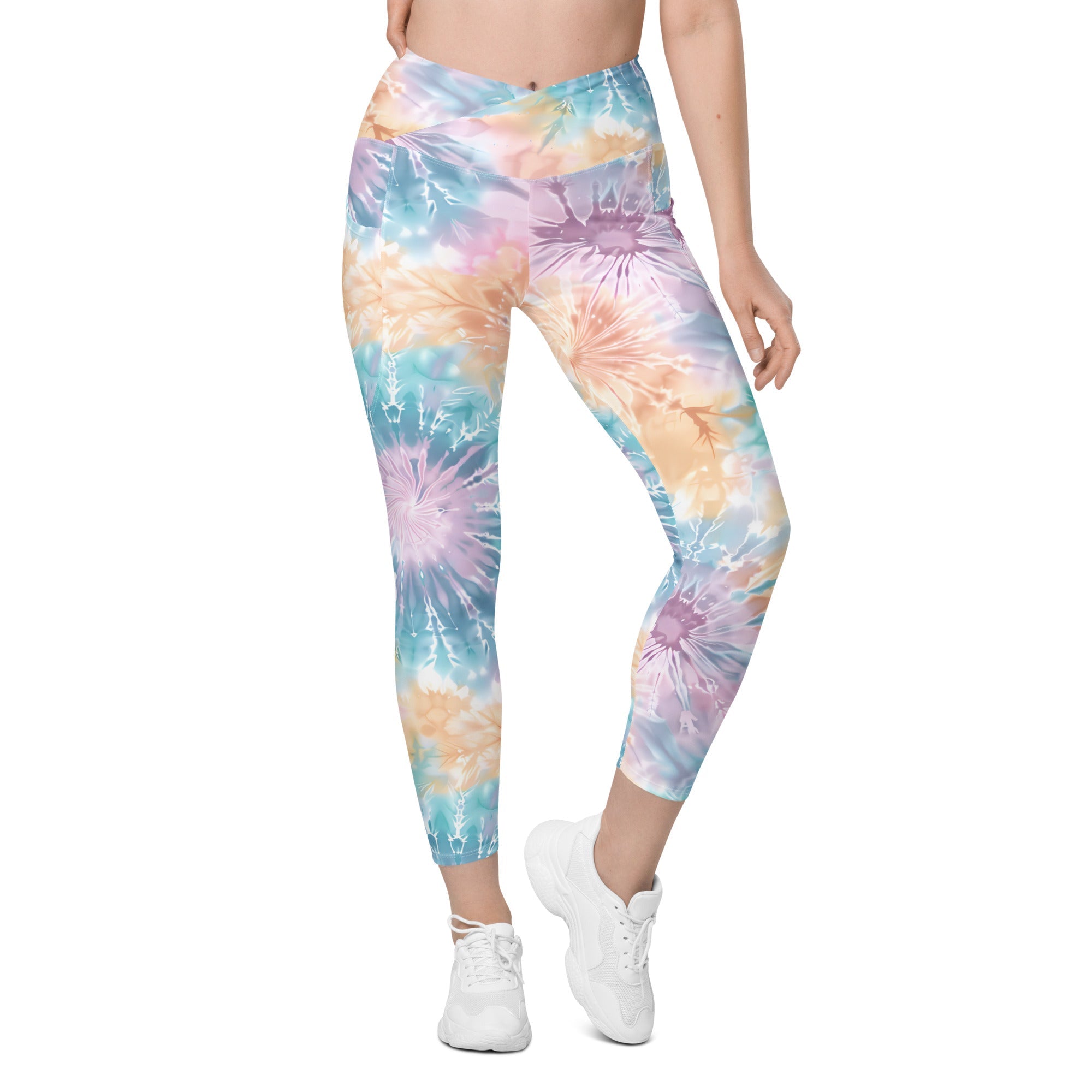 [Gypsy Soul] Sorbet Splash Crossover Leggings with Pockets